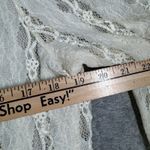 J Jill Lace Cardigan Womens L‎ Ivory Sheer Ruffle Romantic Boho Cottagecore Size L Photo 7