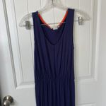 Boden blue navy jersey Emmie maxi dress‎ size 4 Regular minimalist Photo 3
