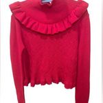 French Connection Kamillia Mozart Lace Pointelle Pullover Sweater Photo 0