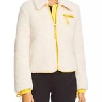 Tory Burch Cream Trimmed Sherpa Jacket Size XS Photo 0