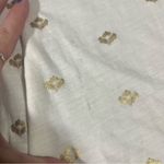 Boden White Dress with Gold Accents; 12 Regular Women’s Photo 2