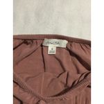 Active USA  Pink Off Shoulder Smocked Crop Top Long Sleeve Womens Size S Photo 2