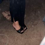 TJ Maxx Black dazzled heels Photo 2