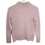 Investments Vintage powder pink cashmere cable knit turtleneck sweater size S Photo 0