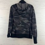 Athleta  Triumph Hoodie Black Camo Full Zip Size M Photo 1