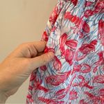 Talbots NWT Cotton Voile Pull On Shorts in Lobster Print Medium Photo 3