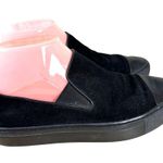 Vince  Black Leather Suede Slip On Shoes Women's Size 7 Photo 2