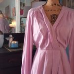 Entro  Lilac Purple Long Sleeve Tulip Hem Mini Dress NWT Photo 3