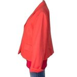 Jones Wear Womens Blazer Suit Jacket Stretch Coral Pink Red Career 14 Petite Photo 1