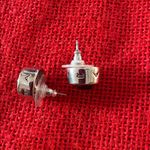 Tahari  Elegant Blue Stud Earrings Photo 1