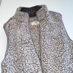 Thread and Supply Sherpa Vest Zip up pockets oatmeal collared neckline Medium Photo 8