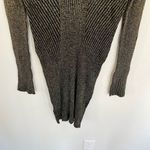 BCBGeneration Gold and Black Metallic Sweater Dress Size Large NWT Photo 4