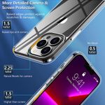 Crystal Clear Military Grade Shock Protection Slim iPhone 13 Pro 6.1” Case Photo 3