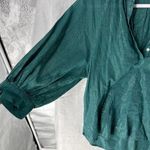 a.n.a ‎ Womens Tops Size XS Metallic Silver Striped Batwing Sleeve Photo 3