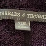 Threads 4 Thought XS/S oversized short-sleeve hoodie in purple women’s GUC. Photo 1