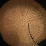 Tennis Canada brand women’s straw hat with red band. Tan Photo 4