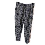 Hei Hei XS Womens Patterned Stripe Pants Blue/Pink Stretchy Anthropologie Blue Photo 4