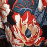 Anthropologie  ETT TWA Blake  Black Floral Pull On Wide Leg Crop Pants EUC Size S Photo 7