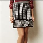 Anthropologie Sparrow Wool Black & White Serissa Soft Knit Sweater Skirt Size XS Photo 8