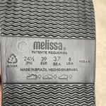Melissa Black Soft Wave 4 Strap Vegan Slide Sandals Size 8 Photo 5