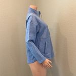 Eddie Bauer  Ladies Quilted Half Zip Pullover Heathered Colony Blue Size M #109 Photo 8