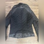 Mimi Chica  Black Quilted Bomber Jacket Photo 2