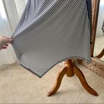 Vintage Spense Brand Asymmetrical Black and White Striped Tank Dress Photo 7