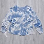 Rebellious One Blue Tie Dye Thermal Long Sleeve Top 3X Photo 2