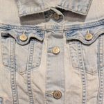 Old Navy Light Wash Denim Vest Medium Sleeveless Jean Jacket Casual Fall Photo 3