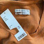 Urban Outfitters UO Small NEW Brown Cut out Teen Girl Short Sleeve Tee Shirt Top Photo 3