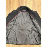Preston & York  Black Wool Coat Women L Merino Wool Blend Classic Jacket Photo 6