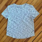 Lululemon  Long Distance Short Sleeve in Tiger Space Dye Black White Size 8 Photo 1