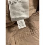 Vince Linen Blend Wide Leg Cargo Pants Tan Elastic Waist Women's Size 4 Photo 4