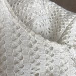 Sandro  Bliss white crochet lace v neck fit and flare dress medium Photo 10