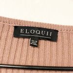 Eloquii  Plus Size Mauve Knit Ribbed Crop Sweater Slit Sleeve Size 26/28 Photo 3