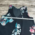 Daniel Rainn  Women's Floral Sleeveless Blouse S SM Small Midnight Blue Pink Teal Photo 9