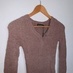 Pretty Little Thing Chenille Button Sweater Mini Dress Photo 3