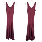 Komarov Sz XS/S Women's Mauve Pink Vneck Pleated Skirt Sleeveless Maxi Dress Photo 1