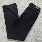 Judy Blue  Jeans Women Size 27 Black High Rise 90s Slit Bottom Straight Leg Photo 2