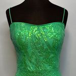 Glamorous Green Sequin Dress Size Large Photo 2
