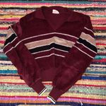 vintage maroon sweater Red Size M Photo 2
