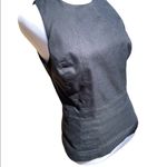 Banana Republic Dark Blue Denim Sleeveless Zip Back Tank Top Size 0 Photo 1