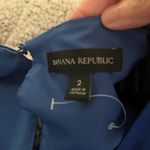 Banana Republic  Royal Blue cut out plunging neck line dress women’s size 2 Photo 6