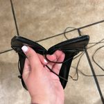 Camila Coelho  Black Jolie Strappy Point Heels Photo 3