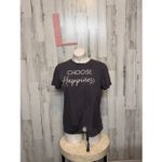 Sweet Soul “Choose Happiness” Graphic Tee Gray Tie Photo 3