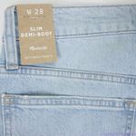 Madewell Slim Demi-Boot Jeans in Bellmeade Wash, size 28, NWT, light blue Photo 12