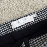 ASTR Black And White Checkered Skirt Photo 3