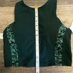 Athleta Conscious Crop Serene Green Camouflage Padded Athletic Tank Too NWT Photo 8