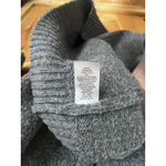 ana Women's Gray Cardigan Sweater Medium Button Front Longline‎ Pockets Photo 3