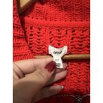 Aerie  Cable Car Quarter Zip Sweater Holiday Red Size Small MSRP $69.95 Photo 5